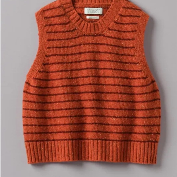 Toast Sweaters - Toast Merino Wool Donegal Vest